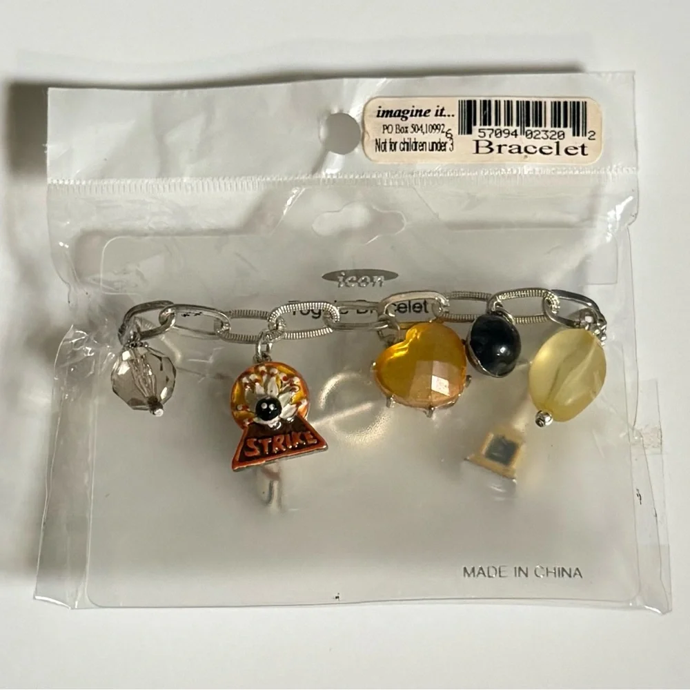 🎳 Icon Bowling Theme Charm Bracelet